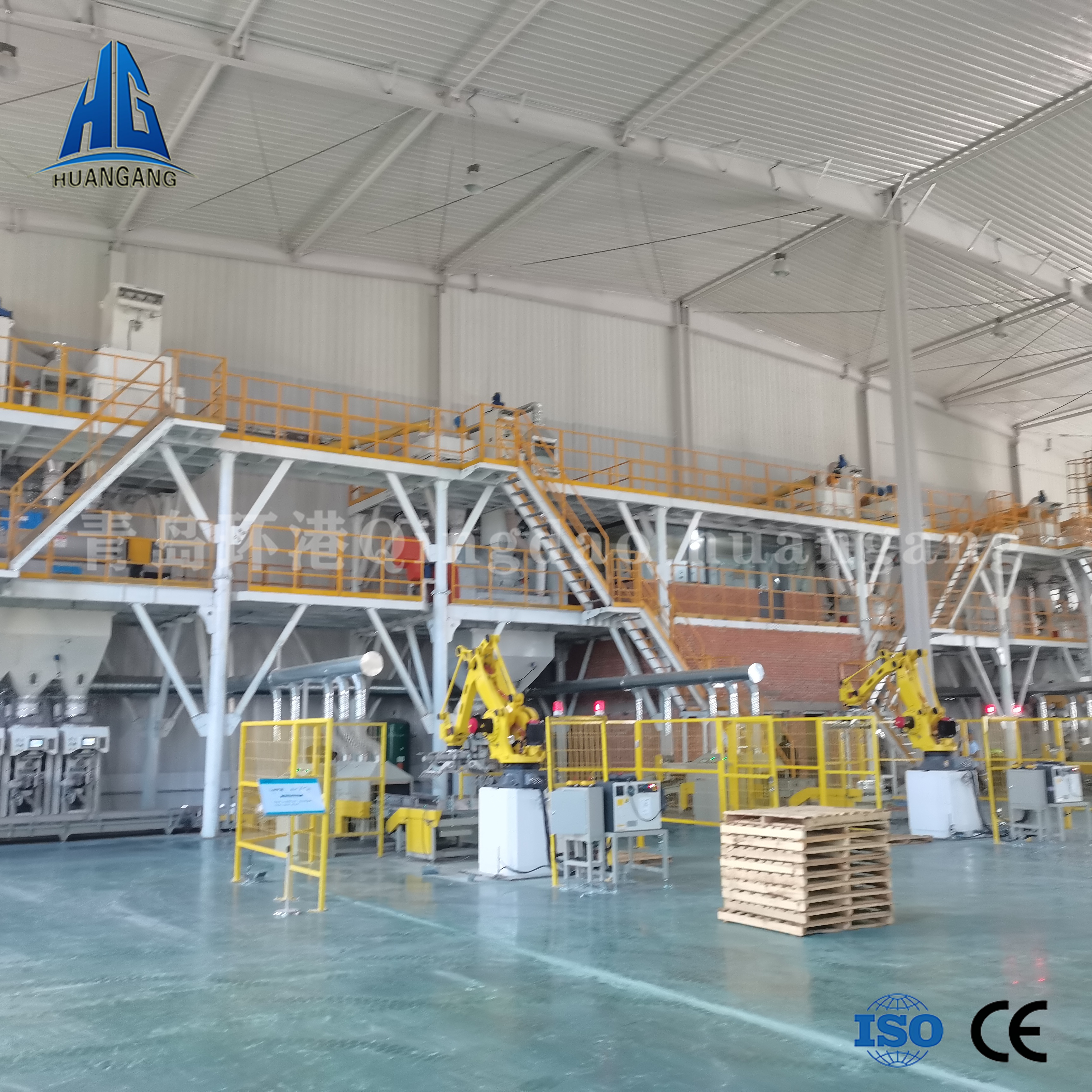 Dry mortar production line