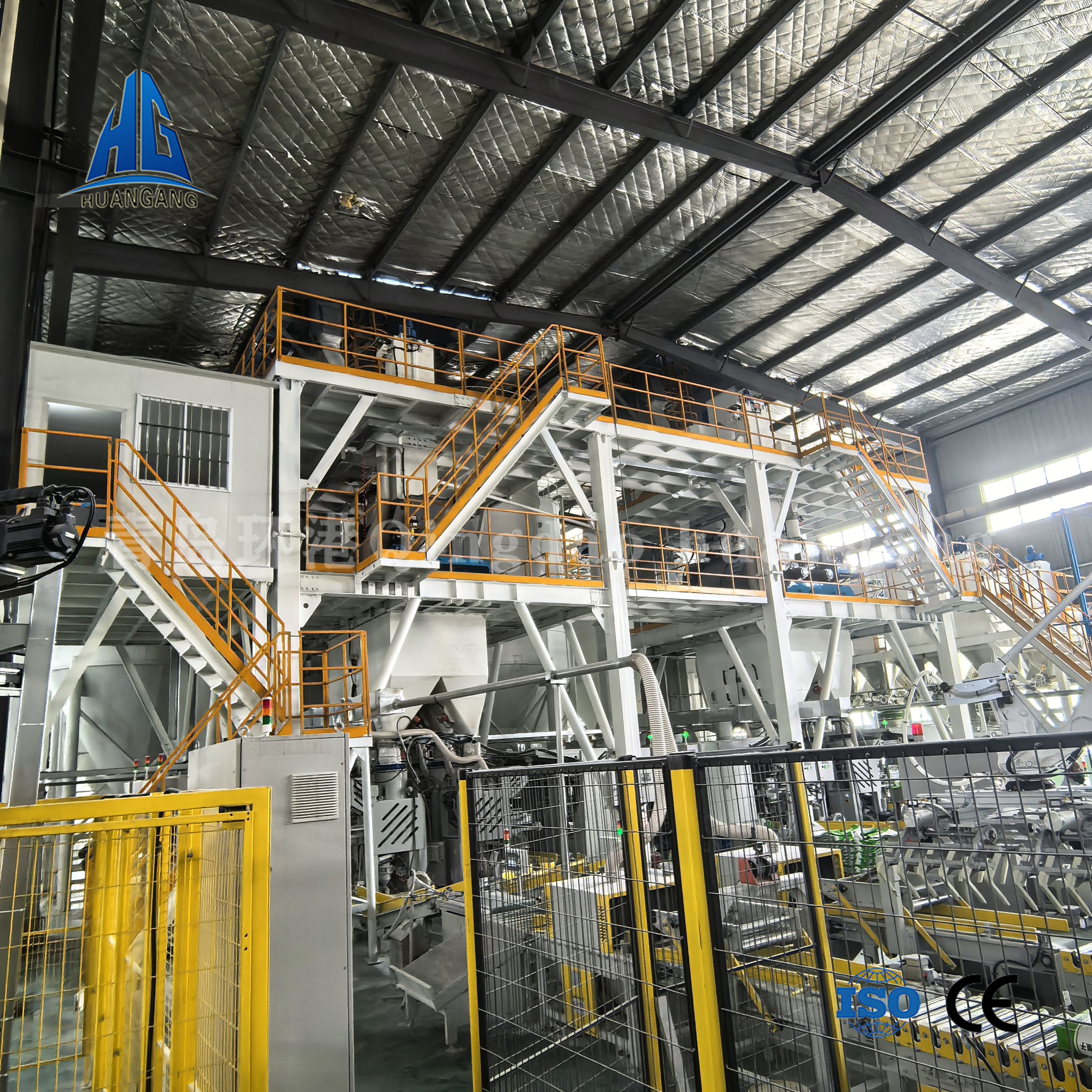 Mechanical hand palletizing machine